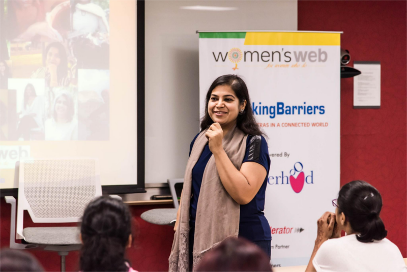 Kavita Juhnjhunwala at #BreakingBarriers by Women's Web, Bangalore, 2017